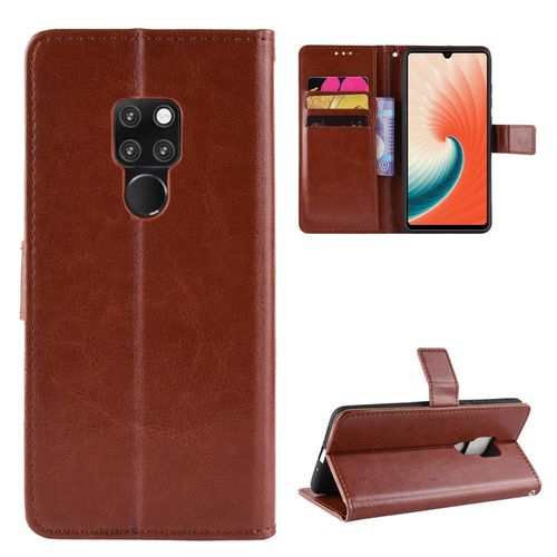 Coque Huawei Mate 20,Etui Pour Huawei Mate 20,Coque En Cuir Pour Huawei Mate 20,Convient A Etui La Huawei Mate 20,Marron