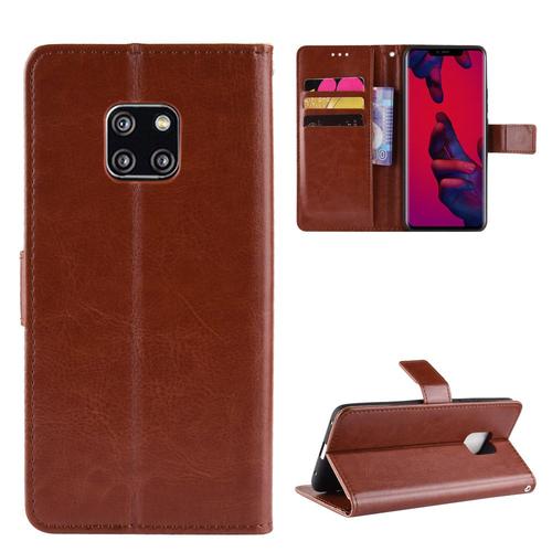 Coque Huawei Mate 20 Pro,Etui Pour Huawei Mate 20 Pro,Coque En Cuir Pour Huawei Mate 20 Pro,Convient A Etui La Huawei Mate 20 Pro,Marron