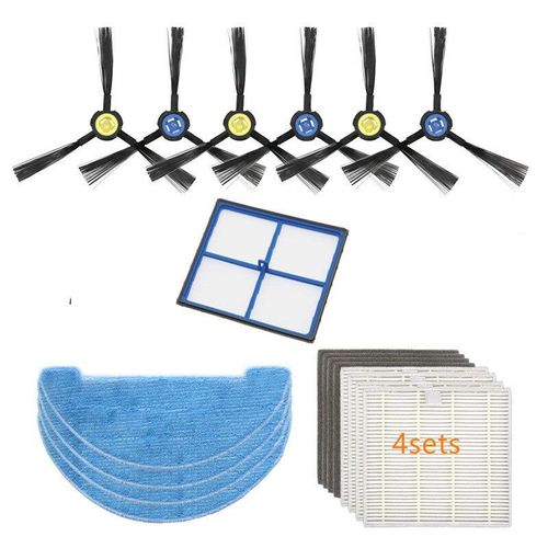 Pièces pour aspirateur robot AMIBOT Animal XL et H2O Connect, brosses latérales, filtre HEPA