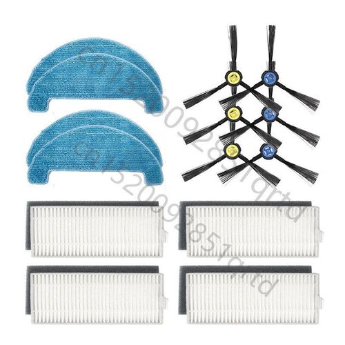 Filtre Hepa pour aspirateur Robot Polaris PVCR 0930 SmartGo, brosse latérale, serpillère
