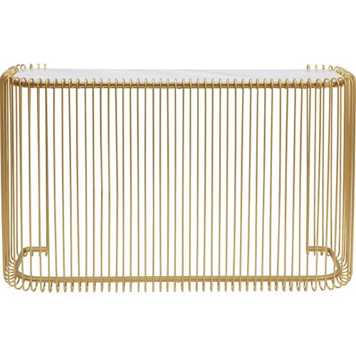 Console Wire 142x43cm Dorée Kare Design