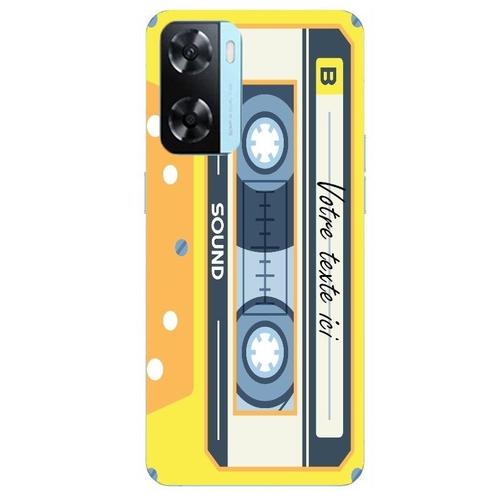 Coque Oppo A57 Et A57s Cassette Jaune