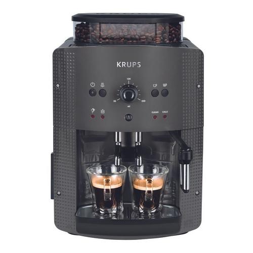 Krups Essential EA810B70 - Machine à café automatique avec buse vapeur "Cappuccino" - 15 bar - gris