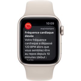 Apple Watch SE (2e génération) GPS Boîtier Aluminium Starlight