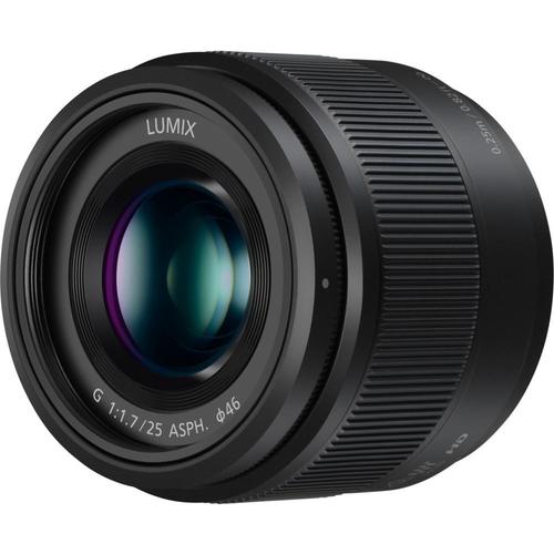 Objectif Panasonic Lumix G H-H025E 25 mm - f/1.7 ASPH. - Micro Four Thirds - pour Lumix DC-BGH1; Lumix G DC-G100, G110, G90, GF10, GF90, GH5M2, GH6, GH6L, GX880, GX9, GX9H