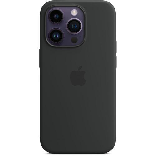 Apple - Coque De Protection Pour Téléphone Portable - Avec Magsafe - Silicone - Noir Minuit - Pour Iphone 14 Pro