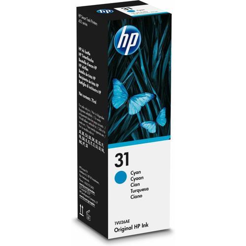 Cartouche d'encre HP Bouteille 31 Cyan