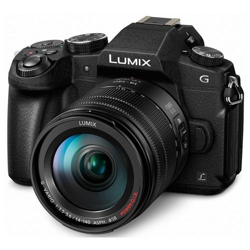 Panasonic Lumix G DMC-G80HA - Appareil photo numérique - sans miroir - 16.0 MP - Quatre tiers - 4K / 30 pi/s - 10x zoom optique objectif 14-140 mm - Wi-Fi - noir