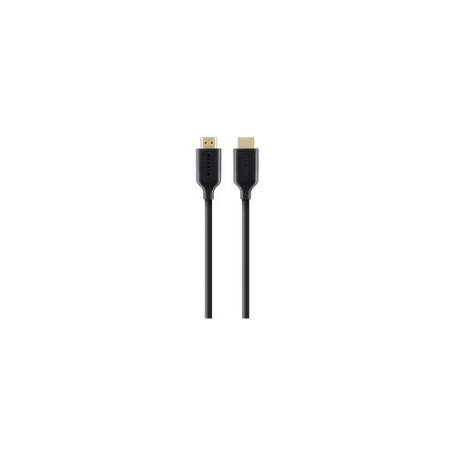 Belkin Câble HDMI haute vitesse avec Ethernet - Câble HDMI avec Ethernet - HDMI mâle pour HDMI mâle - 5 m - noir - support 4K