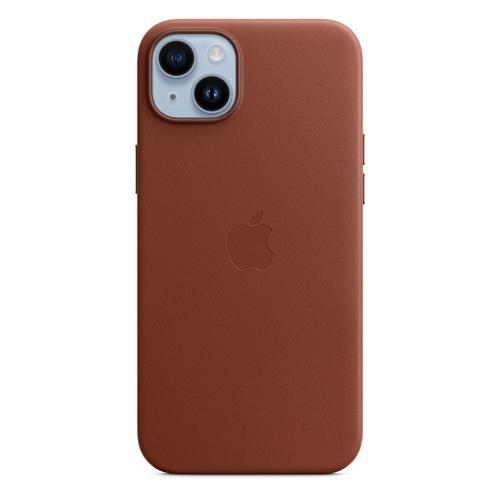 Apple - Coque De Protection Pour Téléphone Portable - Compatibilité Avec Magsafe - Cuir - Terre D'ombre - Pour Iphone 14 Plus