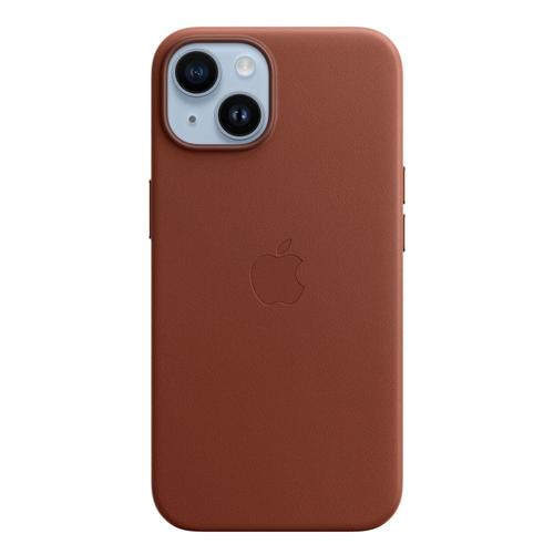 Apple - Coque De Protection Pour Téléphone Portable - Compatibilité Avec Magsafe - Cuir - Terre D'ombre - Pour Iphone 14