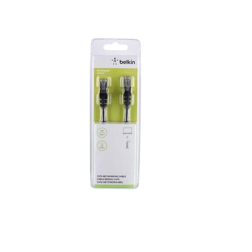 Belkin - Cordon de raccordement - RJ-45 (M) pour RJ-45 (M) - 5 m - CAT 6 - sans crochet
