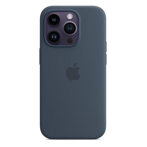 Apple - Coque De Protection Pour Téléphone Portable - Avec Magsafe - Silicone - Bleu Tempête - Pour Iphone 14 Pro
