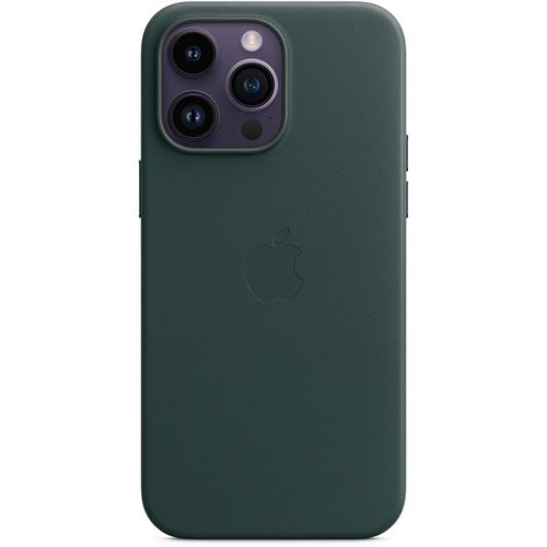 Apple - Coque De Protection Pour Téléphone Portable - Avec Magsafe - Cuir - Vert Forêt - Pour Iphone 14 Pro Max