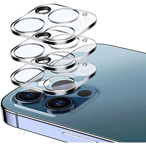 Poseedor-T Camera Arrière Protecteur Pour Iphone 14 Pro Max, 9h Dureté Camera Lentille Protecteur Écran Verre Trempé Pour Iphone 14 Pro Max -3 Piècest12087