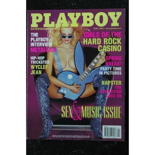 Playboy Us 2001 04 Metallica Wyclef Jean Spring Break