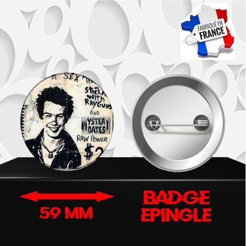 Badge À Épingle 59 Mm Groupe Rock Sex Pistols 491