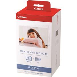 Canon KP108IN - Pack cartouche d'encre + Papier photo 10x15