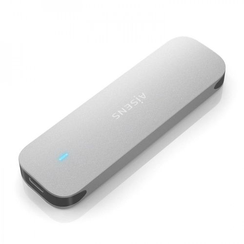 Aisens Asm2-025sl Boîtier De Disques De Stockage Enceinte Ssd Argent