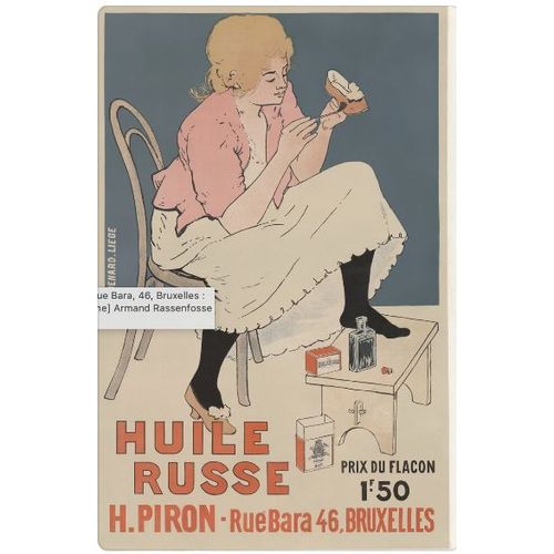 Affiche Huile Russe