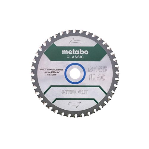 Metabo Lame de scie ""steel cut/sandwich panel - classic"" 190 x 2 x 30 mm - 628684000