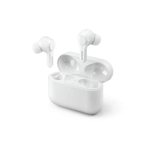 Philips TAT3217WT - Écouteurs sans fil avec micro - intra-auriculaire - Bluetooth - blanc