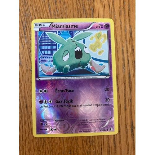 (1762) Miamiasme 53/124 Pokemon