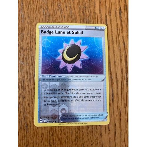 (1752) Badge Lune Et Soleil 151/203 Pokemon 