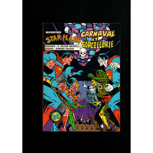 Star Flash N° 8 Carnaval Et Sorcellerie Aredit Dc En Couleur 11/1982  Batman Superman Wonder Woman 