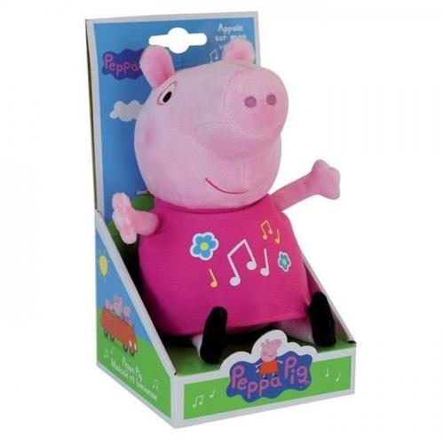 Jemini Peppa Pig Peluche 25cm Musicale & Lumineuse