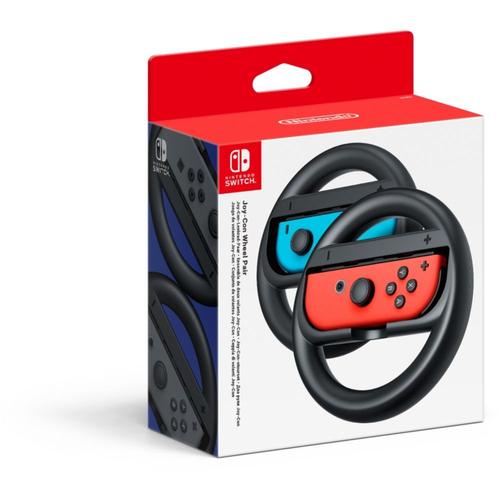 Nintendo Joy-Con Wheel - Volant Pour Console De Jeu, Manette De Jeu - Noir (Pack De 2) - Pour Nintendo Joy-Con, Joy-Con (L), Joy-Con (L)/(R), Joy-Con (R)