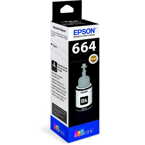 Bouteille Dencre Epson Ecotank T6641 - 70ML Noir