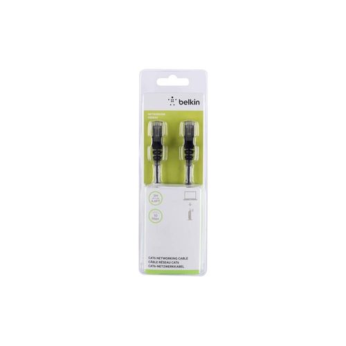 Belkin - Cordon de raccordement - RJ-45 (M) pour RJ-45 (M) - 2 m - CAT 6 - sans crochet