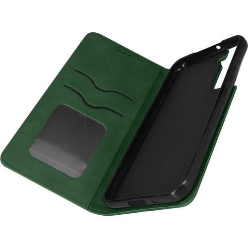 Etui Avizar Samsung S22 Plus Pertefeuille Retro Vert