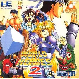 World Heroes 2 - Nec Pc Engine - Arcade Cd-Rom - Ntsc-J