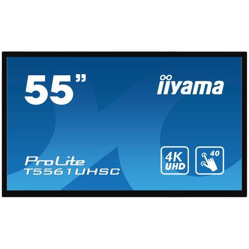 iiyama ProLite T5562AS-B1 - Ecran PC 54.6" LED 3840 x 2160 16:9 8ms 5000:1 Hdmi/usb