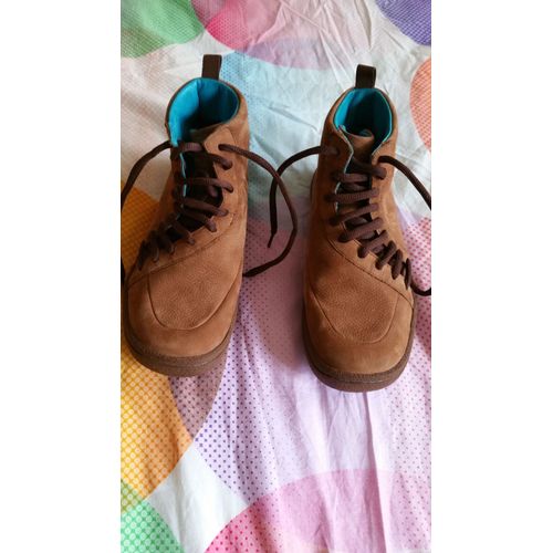 Boots En Cuir Marron Giro T 37