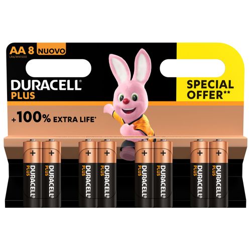 DURACELL Piles 8 x AA