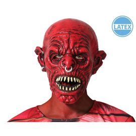 Rouge Démon Masque Latex