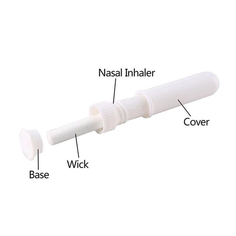 Inhalateur nasal blanc, 5 unités