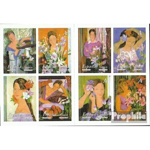 Espagne Mh0-14 (Complète.Edition.) Carnet De Timbres (33865a-3872a) Neuf Avec Gomme Originale 2003 Le Femme Et Le Fleurs