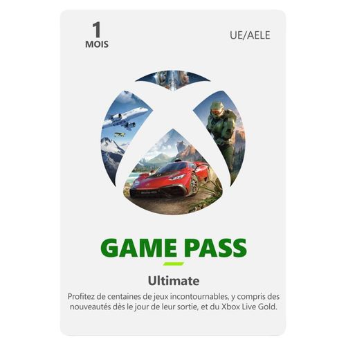 Code Microsoft Game Pass Ultimate 1 Mois