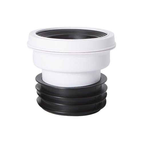 Raccord cuvette WC droit