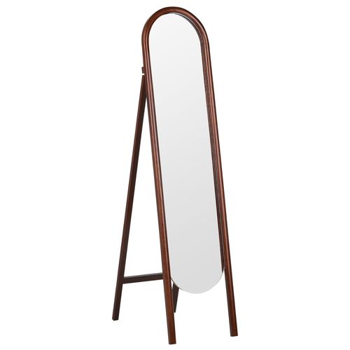 Miroir sur pied CHELLES Bois Bois foncé