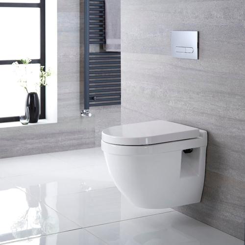 Cuvette WC suspendu moderne ? Blanc - Belstone