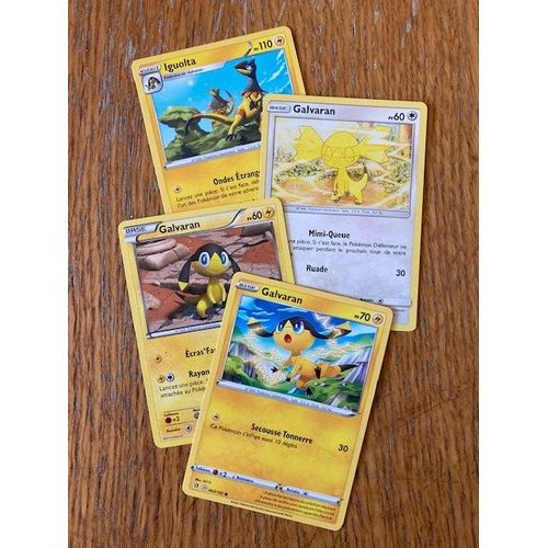 (2470) 3x Galvaran + Iguolta (Pokemon)