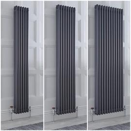 Pieds de radiateur pour les radiateurs style fonte à triple colonnes – Bleu  (Regal Blue) - Windsor