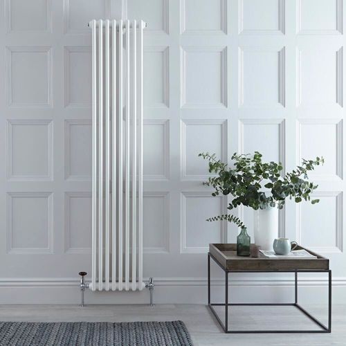 Radiateur Vertical Style Fonte Blanc Windsor 180cm x 38cm x 6,8cm 1245 Watts