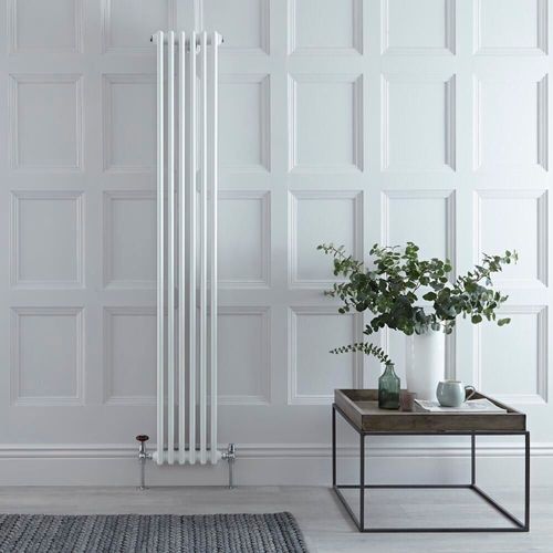 Radiateur Vertical Style Fonte Blanc Windsor 180cm x 29cm x 10cm 1169 Watts