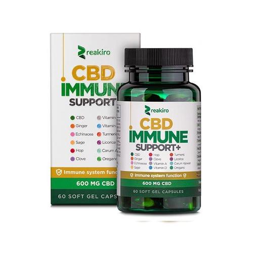 Capsules Soutien Immunitaire De Cbd 600mg 60caps 